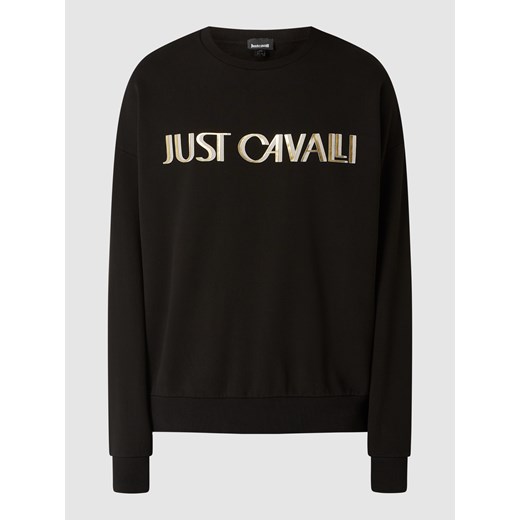 Bluza męska Just Cavalli w nadruki czarna 