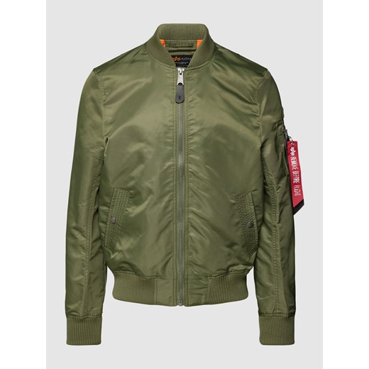 Kurtka z detalami z logo Alpha Industries L Peek&Cloppenburg