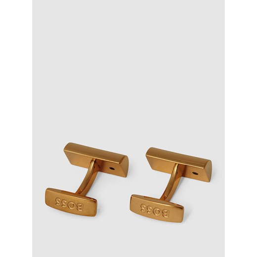 Spinki do mankietów z detalami z logo model ‘GOLD’ One Size Peek&Cloppenburg 