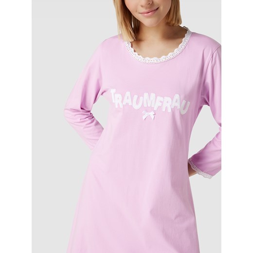 Koszula nocna z obszyciem koronką model ‘Traumfrau’ Louis & Louisa XL promocyjna cena Peek&Cloppenburg 