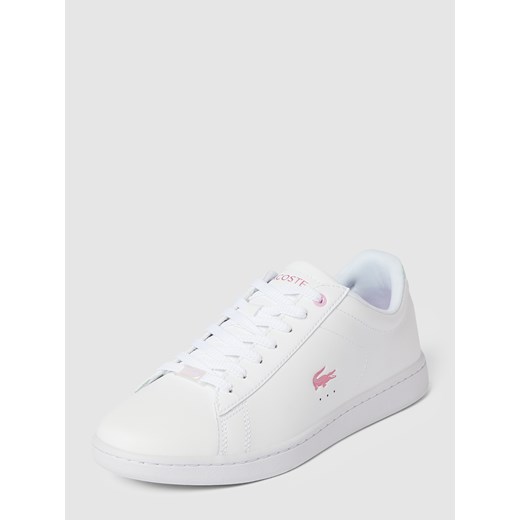 Buty sportowe damskie Lacoste sneakersy białe sznurowane 