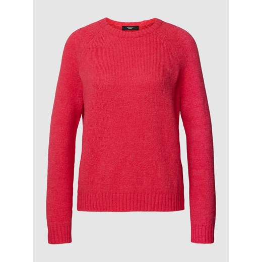 Sweter damski Max Mara z okrągłym dekoltem z wełny