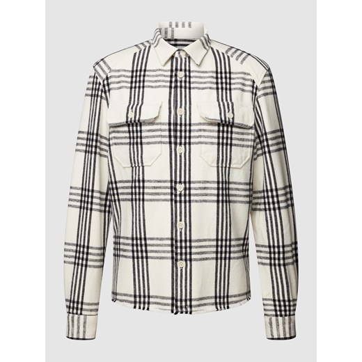 Koszula casualowa w szkocką kratę model ‘PHASMO’ Drykorn L Peek&Cloppenburg 