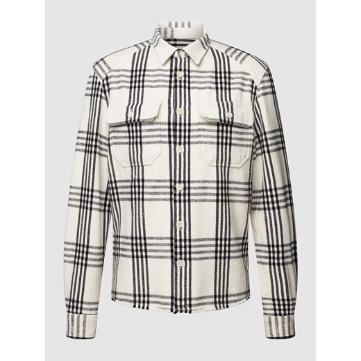 Koszula casualowa w szkocką kratę model ‘PHASMO’ Drykorn L Peek&Cloppenburg