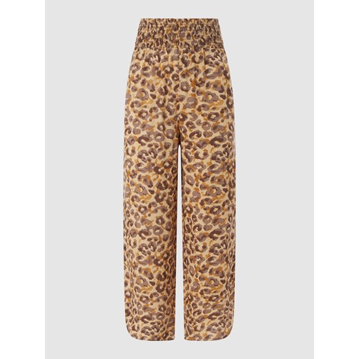 Luźne spodnie z wiskozy model ‘Tiwi’ One Size Peek&Cloppenburg  okazyjna cena