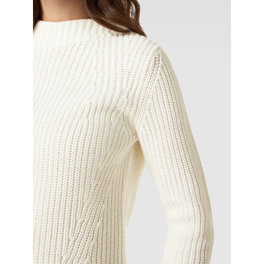 Sweter damski Esprit biały bawełniany 