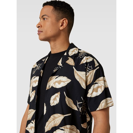 Koszula męska Jack & Jones z krótkim rękawem z klasycznym kołnierzykiem wiosenna