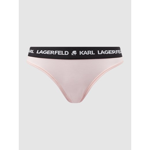 Majtki typu tanga z lyocellu Karl Lagerfeld XS Peek&Cloppenburg 