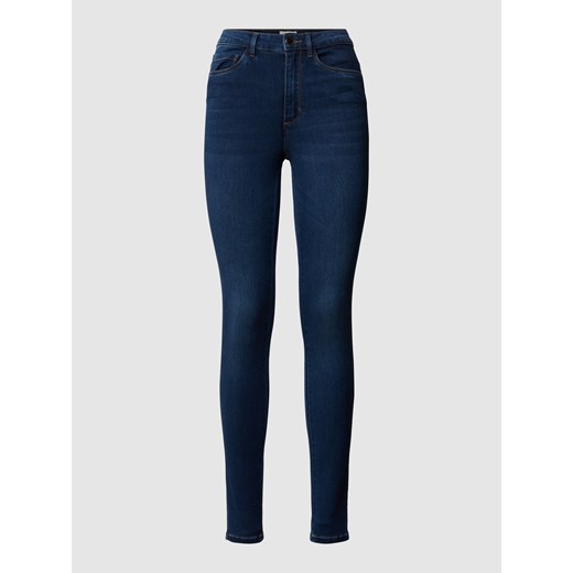 Jeansy o kroju skinny fit z wysokim stanem i dodatkiem streczu — Better Cotton XL/32 Peek&Cloppenburg 