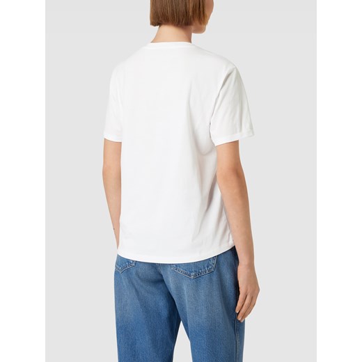 T-shirt z przeszytymi zakładkami na rękawach model ‘Terina’ Moss Copenhagen M/L Peek&Cloppenburg 