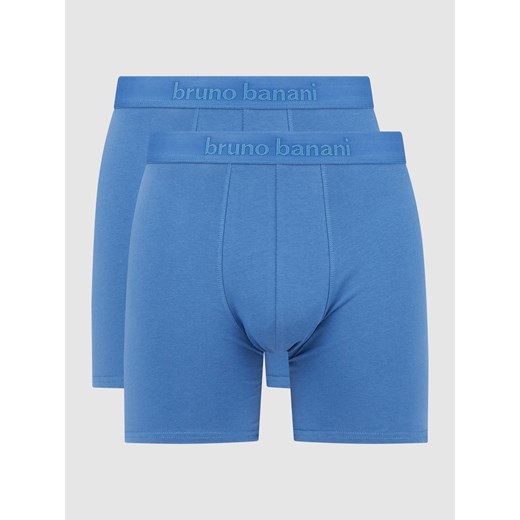 Obcisłe bokserki z dodatkiem streczu w zestawie 2 szt. model ‘Long Life’ Bruno Banani XL Peek&Cloppenburg