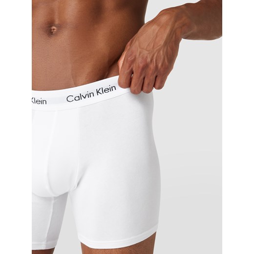 Bokserki w stylu retro o kroju classic fit w zestawie 3 szt. — długie nogawki Calvin Klein Underwear S Peek&Cloppenburg 