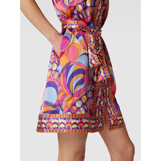 Sukienka mini ze wzorem na całej powierzchni model ‘TULUM’ Marciano Guess L Peek&Cloppenburg 