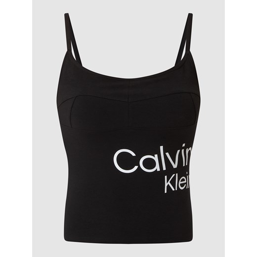Bluzka damska Calvin Klein z napisem casual 