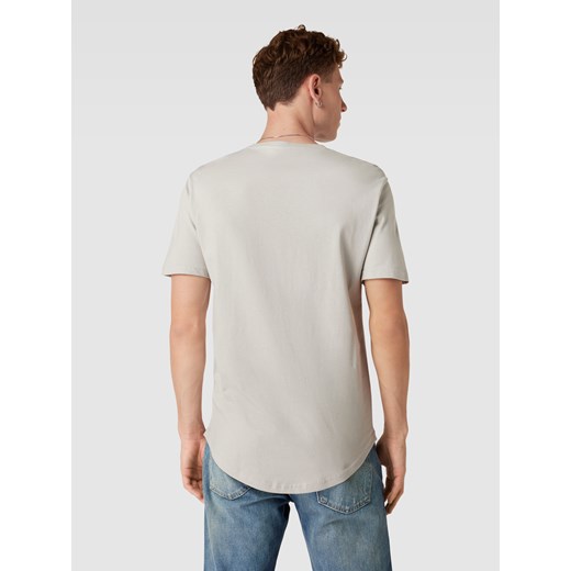 T-shirt z zaokrąglonym dołem model ‘MATT’ Only & Sons S Peek&Cloppenburg 