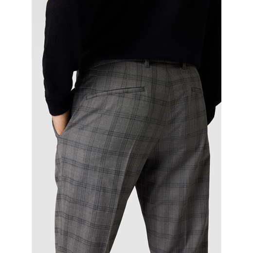 Spodnie do garnituru ze wzorem w kratę model ‘PIET’ Drykorn 46 Peek&Cloppenburg 