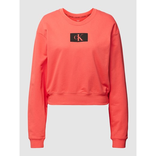 Bluza damska Calvin Klein Underwear różowa z napisem 