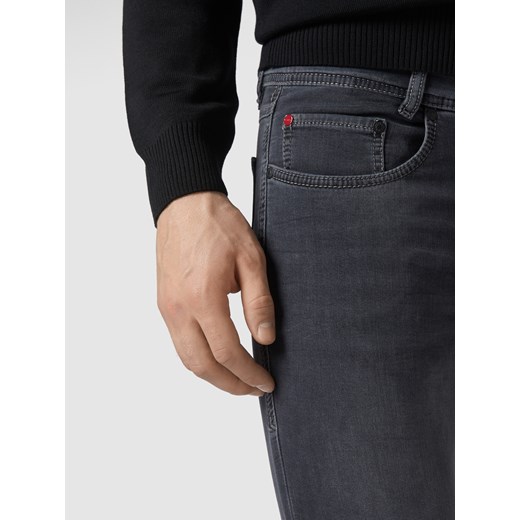 Jeansy o kroju slim fit ze szwami w kontrastowym kolorze Mac 33/30 Peek&Cloppenburg