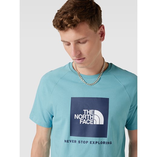 T-shirt z nadrukiem z logo The North Face S okazyjna cena Peek&Cloppenburg 