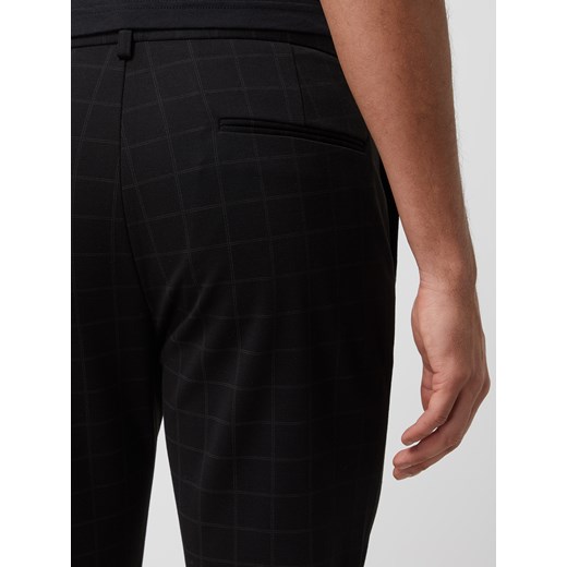 Chinosy skrócone o kroju slim fit z dżerseju XXL okazja Peek&Cloppenburg