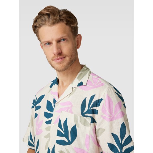 Koszula casualowa z kołnierzem z połami L Peek&Cloppenburg
