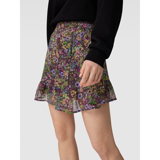 Spódnica mini z kwiatowym wzorem na całej powierzchni ze sklepu Peek&Cloppenburg  w kategorii Spódnice - zdjęcie 160657783