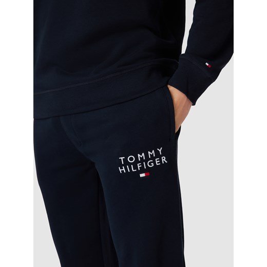 Spodnie dresowe z wyhaftowanym logo Tommy Hilfiger XL Peek&Cloppenburg 