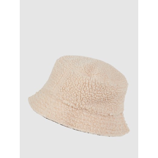 Kapelusz typu bucket hat z futerka – możliwość noszenia z obu stron One Size Peek&Cloppenburg  wyprzedaż