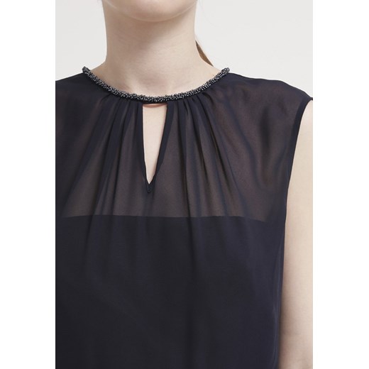 ESPRIT Collection Sukienka koszulowa navy zalando szary bez wzorów/nadruków