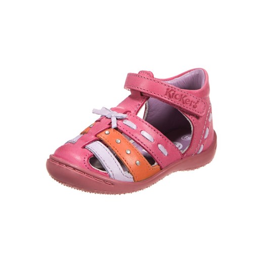 Kickers GIULIA Obuwie do nauki chodzenia fuchsia/lila zalando  kokardka