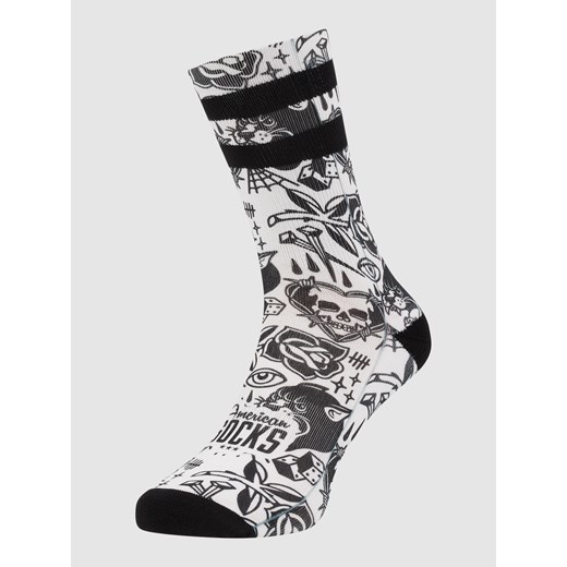 Skarpety we wzory na całej powierzchni American Socks 43/46 okazyjna cena Peek&Cloppenburg 