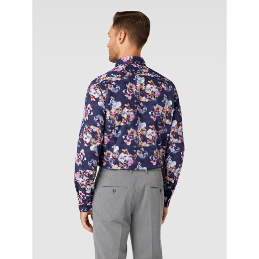 Koszula biznesowa o kroju regular fit z kwiatowym wzorem Fil Noir 39 promocja Peek&Cloppenburg 