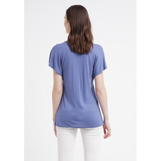 Anna Field Tshirt basic blue zalando niebieski bez wzorów/nadruków