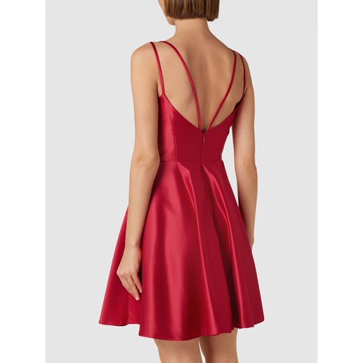 Czerwona sukienka Jake*s elegancka rozkloszowana 