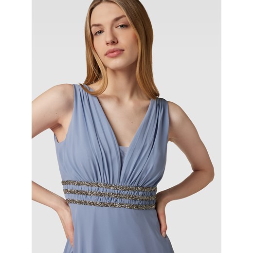 Sukienka Jake*s maxi elegancka z dekoltem w serek