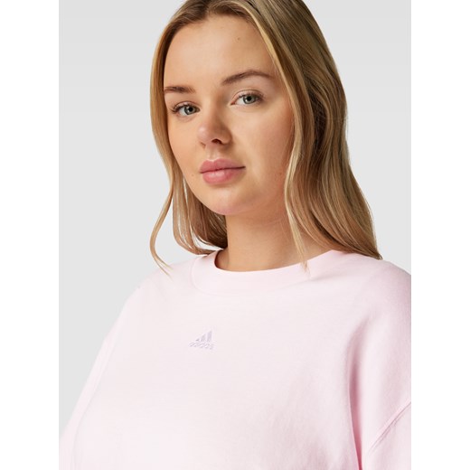 Bluzka damska Adidas Sportswear Plus różowa casual 