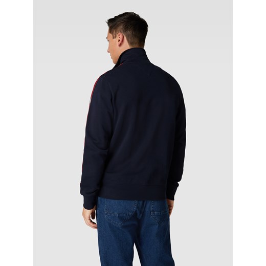 Bluza rozpinana z paskami w kontrastowym kolorze model ‘GLOBAL STRIPE TAPE’ Tommy Hilfiger M okazyjna cena Peek&Cloppenburg 