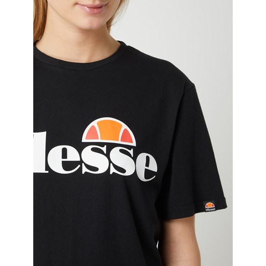 T-shirt z bawełny z detalami z logo Ellesse XXS okazyjna cena Peek&Cloppenburg 
