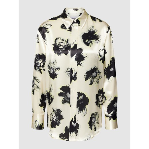 Bluzka koszulowa z wzorem kwiatowym 34 promocja Peek&Cloppenburg 