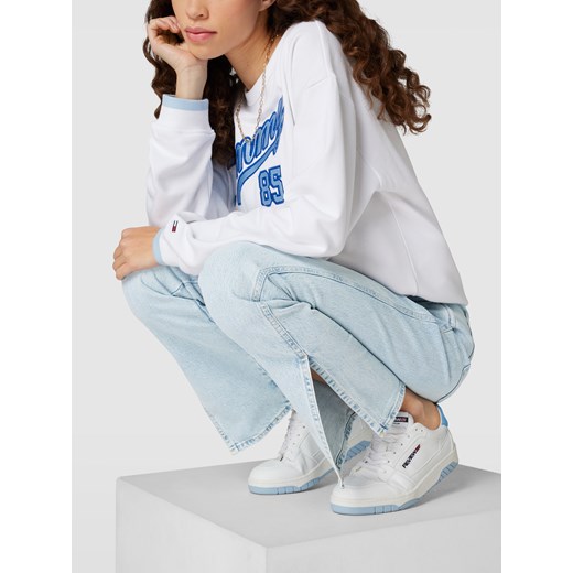 Jeansy o kroju straight fit z rozcięciami na nogawkach Gina Tricot M promocja Peek&Cloppenburg