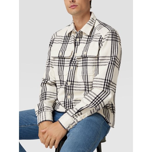 Koszula casualowa w szkocką kratę model ‘PHASMO’ Drykorn L Peek&Cloppenburg