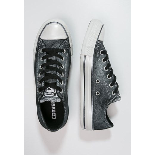 Converse CHUCK TAYLOR ALL STAR OX Tenisówki i Trampki black zalando szary zapinane