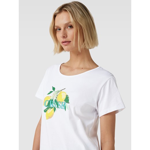 T-shirt z nadrukowanym motywem More & More 34 wyprzedaż Peek&Cloppenburg