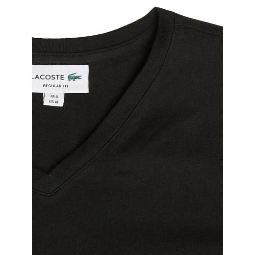 T-shirt o kroju Regular Fit z dekoltem w serek Lacoste XXL Peek&Cloppenburg 