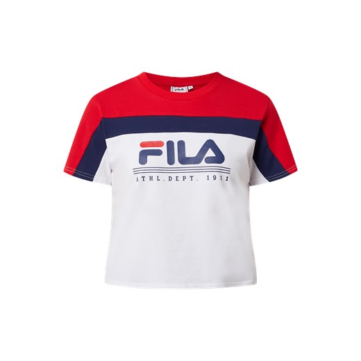 T-shirt z nadrukiem model ‘Belek’ Fila XS Peek&Cloppenburg  wyprzedaż
