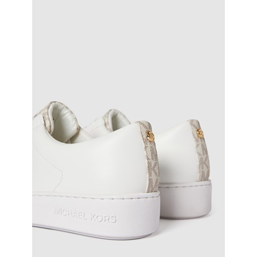 Buty sportowe damskie białe Michael Kors sneakersy wiązane płaskie 