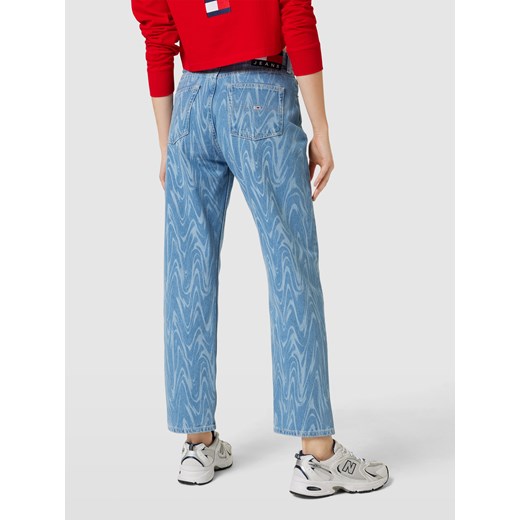 Jeansy o kroju straight fit z wyhaftowanym logo model ‘HARPER’ Tommy Jeans 29/30 wyprzedaż Peek&Cloppenburg 