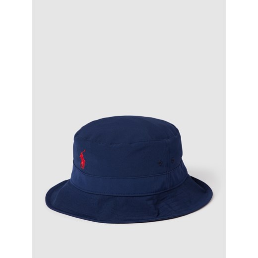 Granatowy kapelusz damski Polo Ralph Lauren 