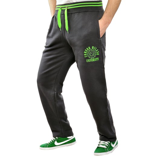 SPODNIE COMEOR 114 -  STALOWY risardi zielony Spodnie