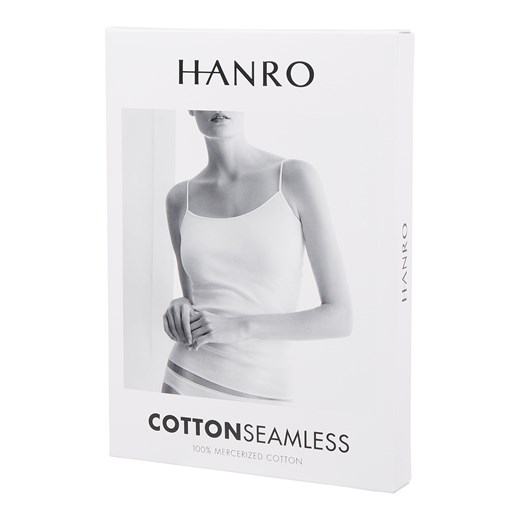 Podkoszulka z bawełny merceryzowanej model ‘Cotton Seamless’ Hanro XS Peek&Cloppenburg 